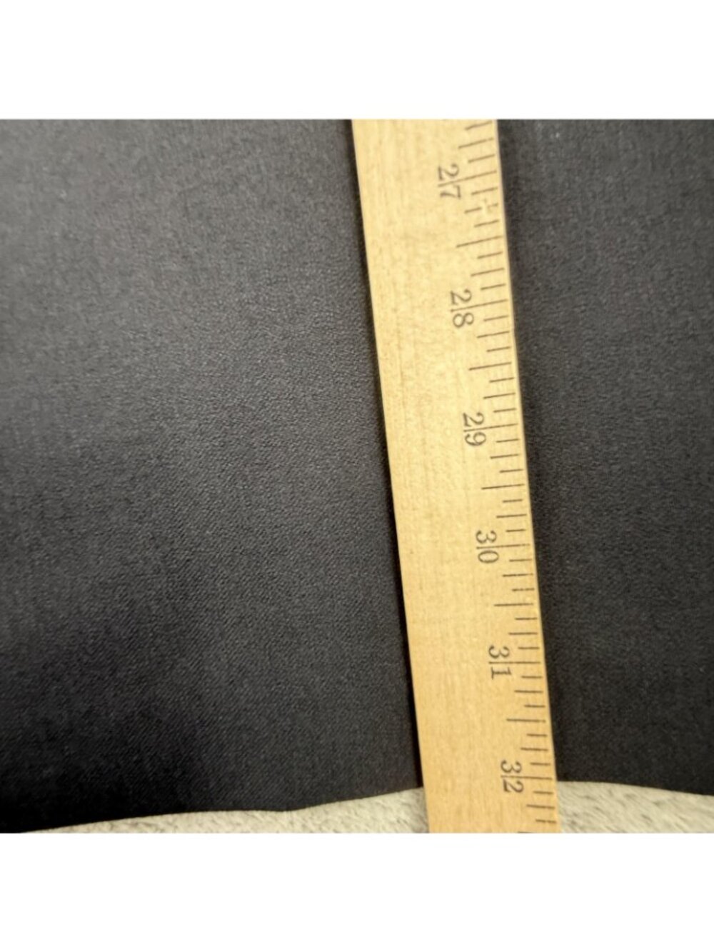 Vintage Talbots Skirt Womens 14P Black Wool A Line Midi Stretch Career Office - Picture 12 of 14